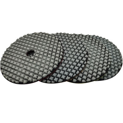 Gepersonaliseerde 3"/4"/5"/6" droge flexibele diamant-sandplaat voor steenpoetsmachine