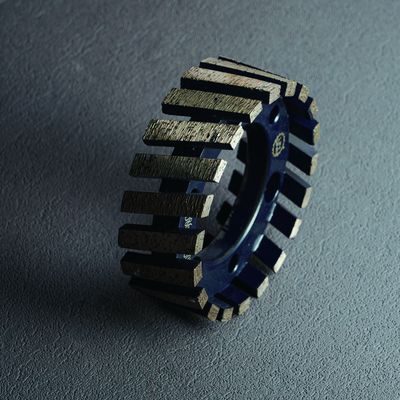 Flexibel en duurzaam met diamant gesegmenteerde CNC Turbo Stubbing Wheel 86mm wiel
