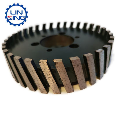 Flexibel en duurzaam met diamant gesegmenteerde CNC Turbo Stubbing Wheel 86mm wiel