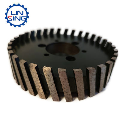 Flexibel en duurzaam met diamant gesegmenteerde CNC Turbo Stubbing Wheel 86mm wiel