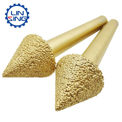 TiAIN coating vacuum brazed diamond carver voor CNC steengraving machine