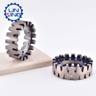 Flexibel en gladpolijststeen frezen CNC stubbing wiel met D37*90L*1/2"G schank