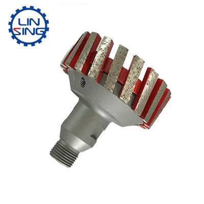 Flexibel en gladpolijststeen frezen CNC stubbing wiel met D37*90L*1/2"G schank