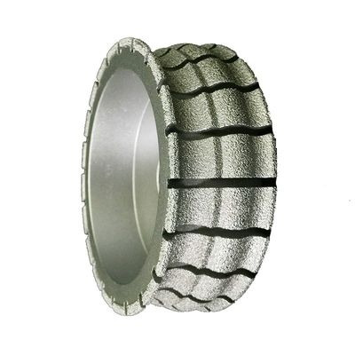 64-134 mm lange levensduur Steenblokprofielwerktuigen CNC Vacuum Drazed Diamant slijpwiel Voor profilen