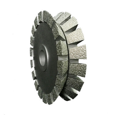 64-134 mm lange levensduur Steenblokprofielwerktuigen CNC Vacuum Drazed Diamant slijpwiel Voor profilen