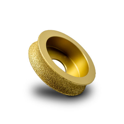 Vacuümgestraalde steenkant Diamantenboring Profiel slijpwiel 64-134mm Metalen poeder