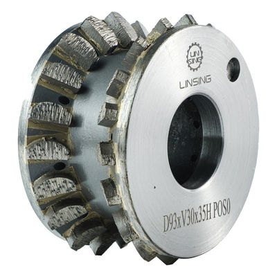 Gepersonaliseerd metalen band diamant CNC slijpwiel voor stenen profilering Diameter aanvaardbaar