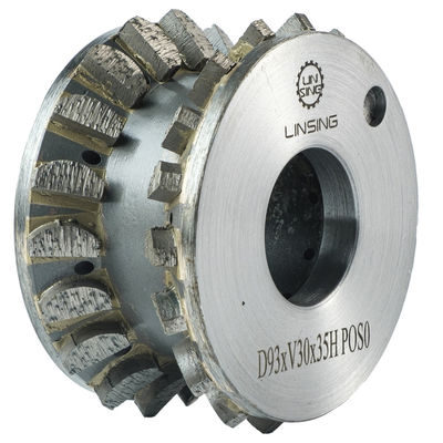 Gepersonaliseerd metalen band diamant CNC slijpwiel voor stenen profilering Diameter aanvaardbaar