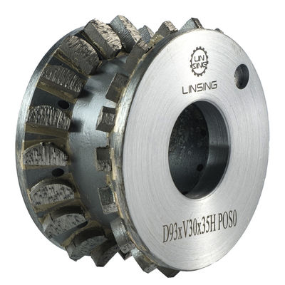 Gepersonaliseerd metalen band diamant CNC slijpwiel voor stenen profilering Diameter aanvaardbaar