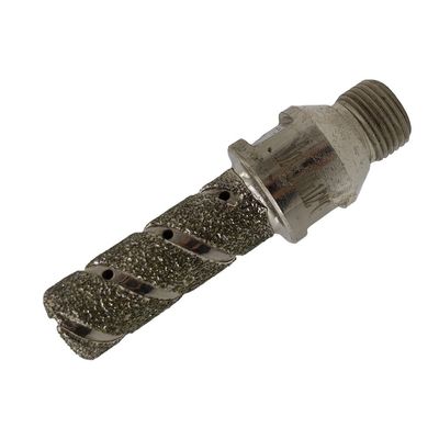 60 mm lengte zilver geelektroplateerd vingerafdruk diamant boorgereedschap voor granietmarmer