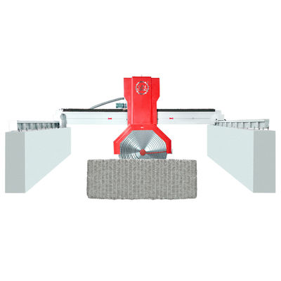 Linsing Four Post Guide Multi Blade Bridge Saw Machine voor het snijden van granietblokken