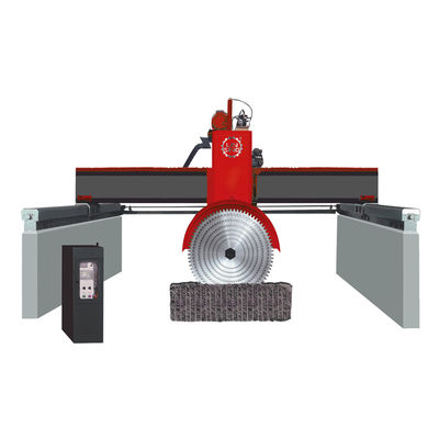 Linsing Four Post Guide Multi Blade Bridge Saw Machine voor het snijden van granietblokken