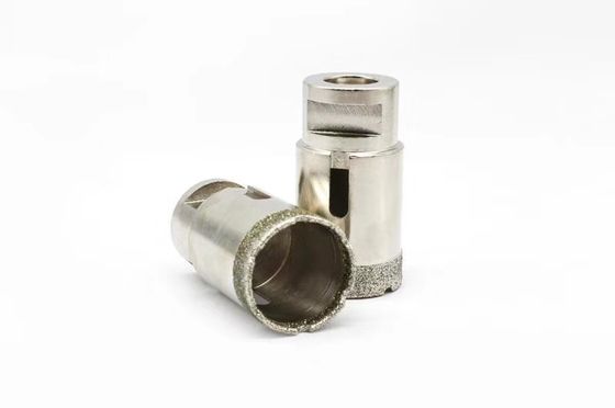 6 mm Vacuum Brazed Diamond Finger Bits voor Marble Drilling Feed Rate 24-48 "per minuut