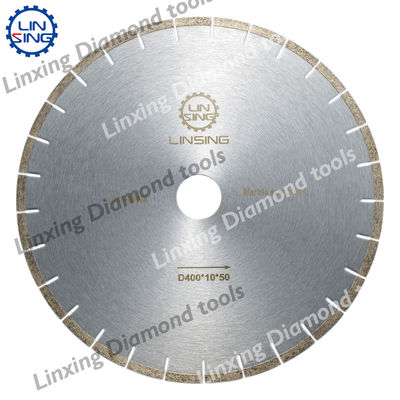 18in gesinterd geblazen diamantzaagmes voor het snijden van marmer 400mm diamant snijplaat