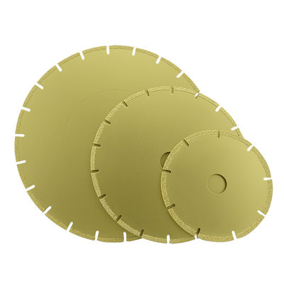 D180mm Industrieel gesegmenteerde vacuümgebreide diamantzaagblaad voor het snijden van marmer