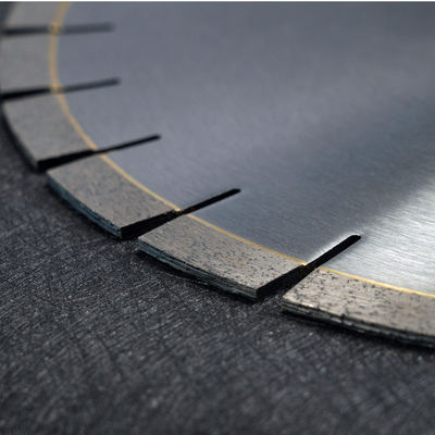 Hoogfrequente las 350mm Diamantzaagblad voor het snijden van graniet op brugzaagmachine