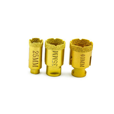 Diamantgesegmenteerde kernborrel voor het boren van marmer en harde steen 19-125 mm in diameter