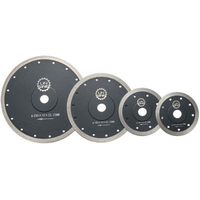 105 mm-230 mm Turbo Diamond Cutting Disc voor het snijden van Granite Marble Ceramic