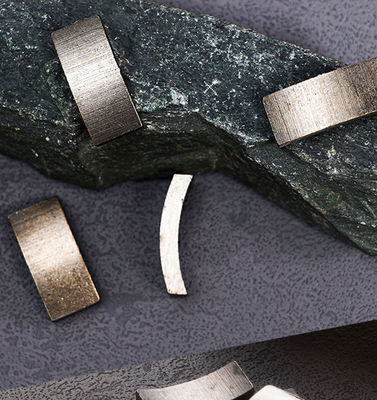 Snijden LINSING Type Ronde matrix kern Beton Diamant segment voor kern boorstuk