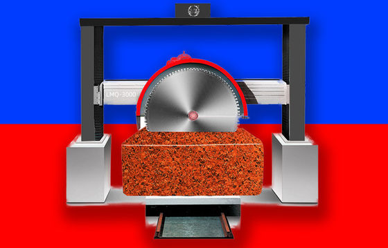 Economie Steengantrij snijmachine voor het snijden van rood graniet marmer kalksteen