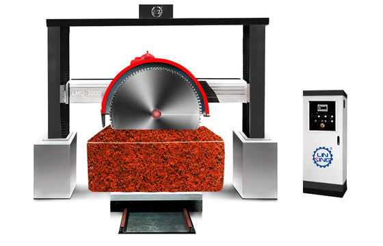 Economie Steengantrij snijmachine voor het snijden van rood graniet marmer kalksteen