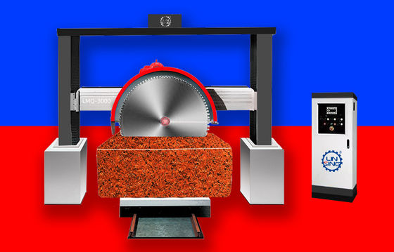 Economie Steengantrij snijmachine voor het snijden van rood graniet marmer kalksteen