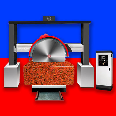 Economie Steengantrij snijmachine voor het snijden van rood graniet marmer kalksteen