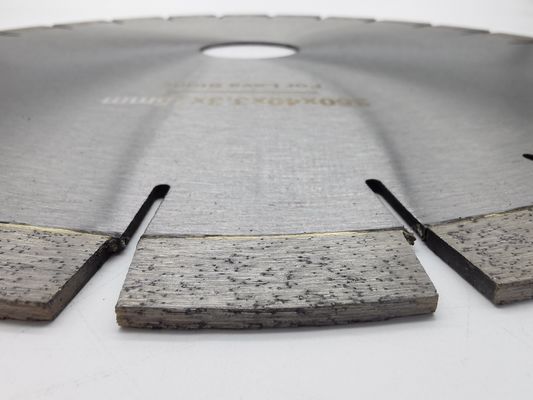 Zilveren/zwarte diamantzaagbladen voor het snijden van steengranit
