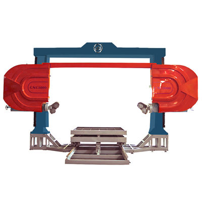 Steenindustrie 6800 kg Automatische CNC Diamantdraadzaag voor het profileren van steen