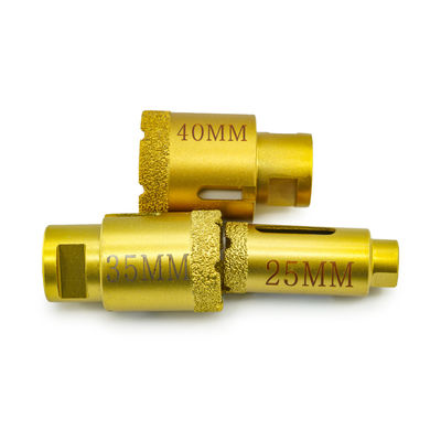 Vacuumbrazen diamanten boorstuk segment voor marmer diameter 19-125 mm prestaties
