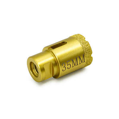 Vacuumbrazen diamanten boorstuk segment voor marmer diameter 19-125 mm prestaties