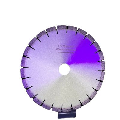 350 mm Diamantzaagmes voor het snijden van vulkanische rotssteen schijf snijmachine 350*40*3.3*15*50 mm