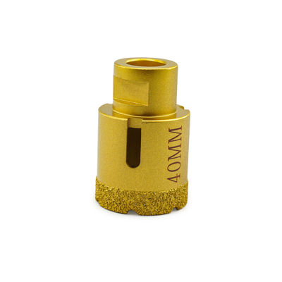 LINSING Vacuum Brazed CNC Diamond Core Drill Bits voor het boren van steen 19-125mm Diameter