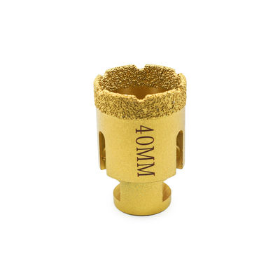 LINSING Vacuum Brazed CNC Diamond Core Drill Bits voor het boren van steen 19-125mm Diameter