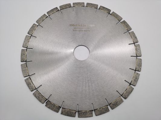 350 mm Diamantzaagmes voor het snijden van vulkanische rotssteen schijf snijmachine 350*40*3.3*15*50 mm