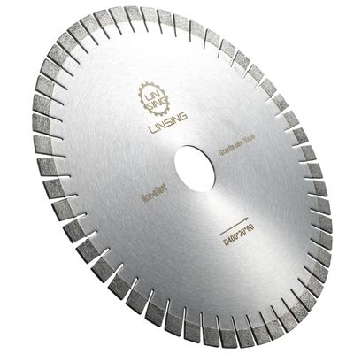 1200 mm Marmer Diamant Horizontaal Zaagblad Lengte van het blad 10 inch Segmenthoogte 7/10/12 mm