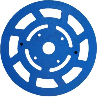 Op maat gemaakte steunmetalen diamanten slijpplaat voor het polijsten van ronde granieten