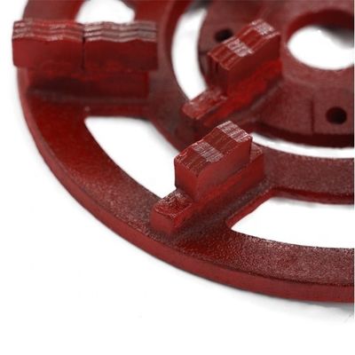 Op maat gemaakte steunmetalen diamanten slijpplaat voor het polijsten van ronde granieten