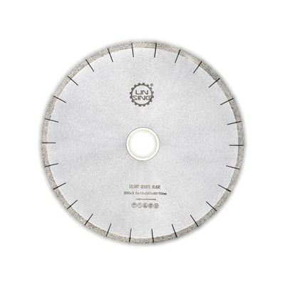 40 mm CrN Finishing Professional Diamond Saw Blade voor snel snijden van kwarts D400mm