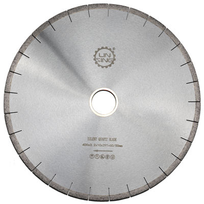 40 mm CrN Finishing Professional Diamond Saw Blade voor snel snijden van kwarts D400mm