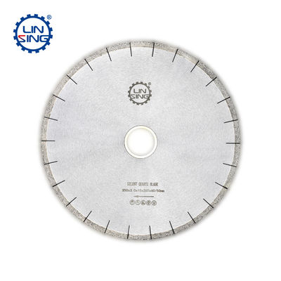 40 mm CrN Finishing Professional Diamond Saw Blade voor snel snijden van kwarts D400mm