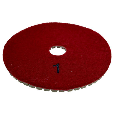 A-graad 4 inch harsbinding 4 stap flexibel polijsten pads voor droog op maat ondersteuning ODM