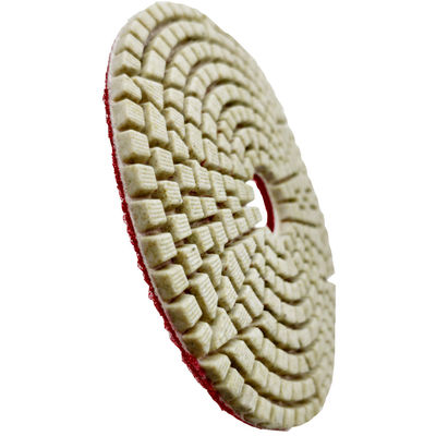 A-graad 4 inch harsbinding 4 stap flexibel polijsten pads voor droog op maat ondersteuning ODM