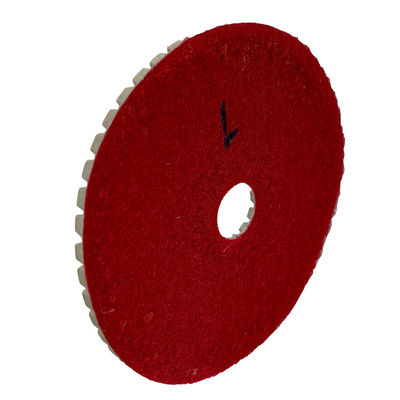 A-graad 4 inch harsbinding 4 stap flexibel polijsten pads voor droog op maat ondersteuning ODM