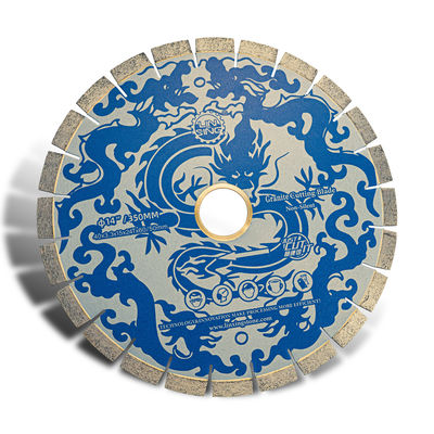 D350mm Diamond Turbo Cutting Stone Granite Disc Saw Blade voor het snijden van marmerrand