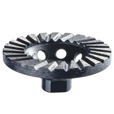 Cup-vormige diamantbekerwiel voor hoekmeulmachine voor het slijpen van steen, marmer, graniet en beton