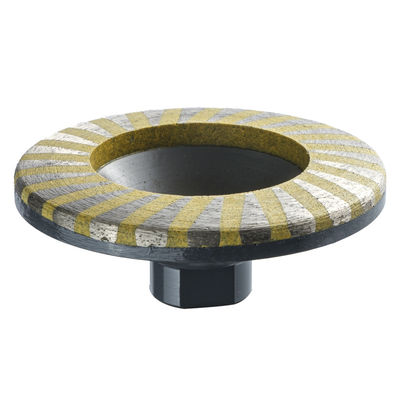Op maat gemaakte ondersteuning ODM 6 inch Diamond Cup slijpwiel voor natuurlijke steen polijsten