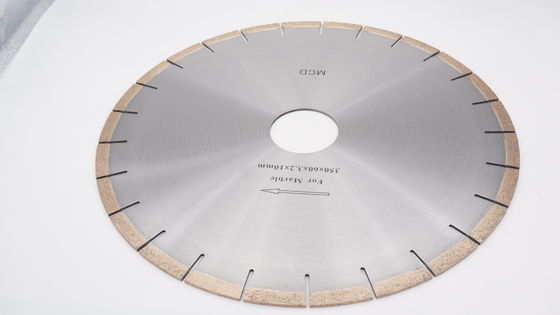 350mm Diamantzaagblad voor marmer 350mm Diameter Blade Dikte 0,032in en betaalbaar