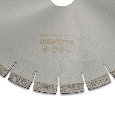 Hoge snijsnelheid Diamantgereedschap voor het snijden van granietmarmer D400mm Diamantzaagbladen