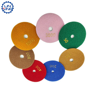 Buffing Pads D150MM D180MM D230MM Droge natte diamantenpoetschijf met hoge duurzaamheid